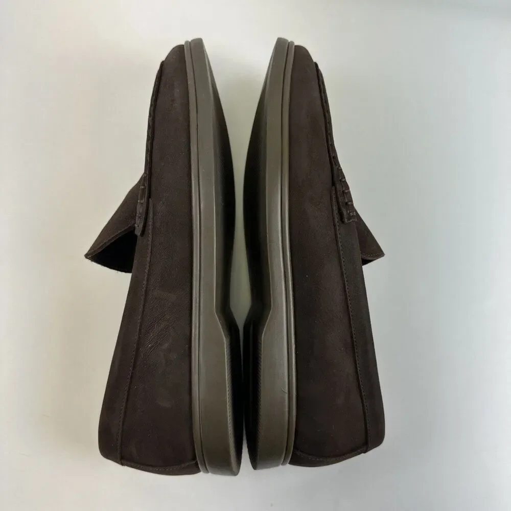 Charles Tyrwhitt Leather Loafer Driving Moc Toe‎ Dark Brown Slip On Mens Size 11